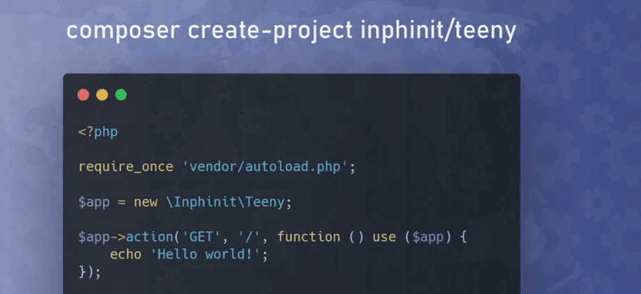 "Teeny", a route system for PHP